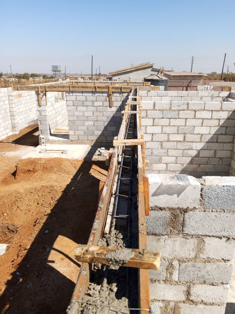 Lilayi House Brickwork and Structural Pillars